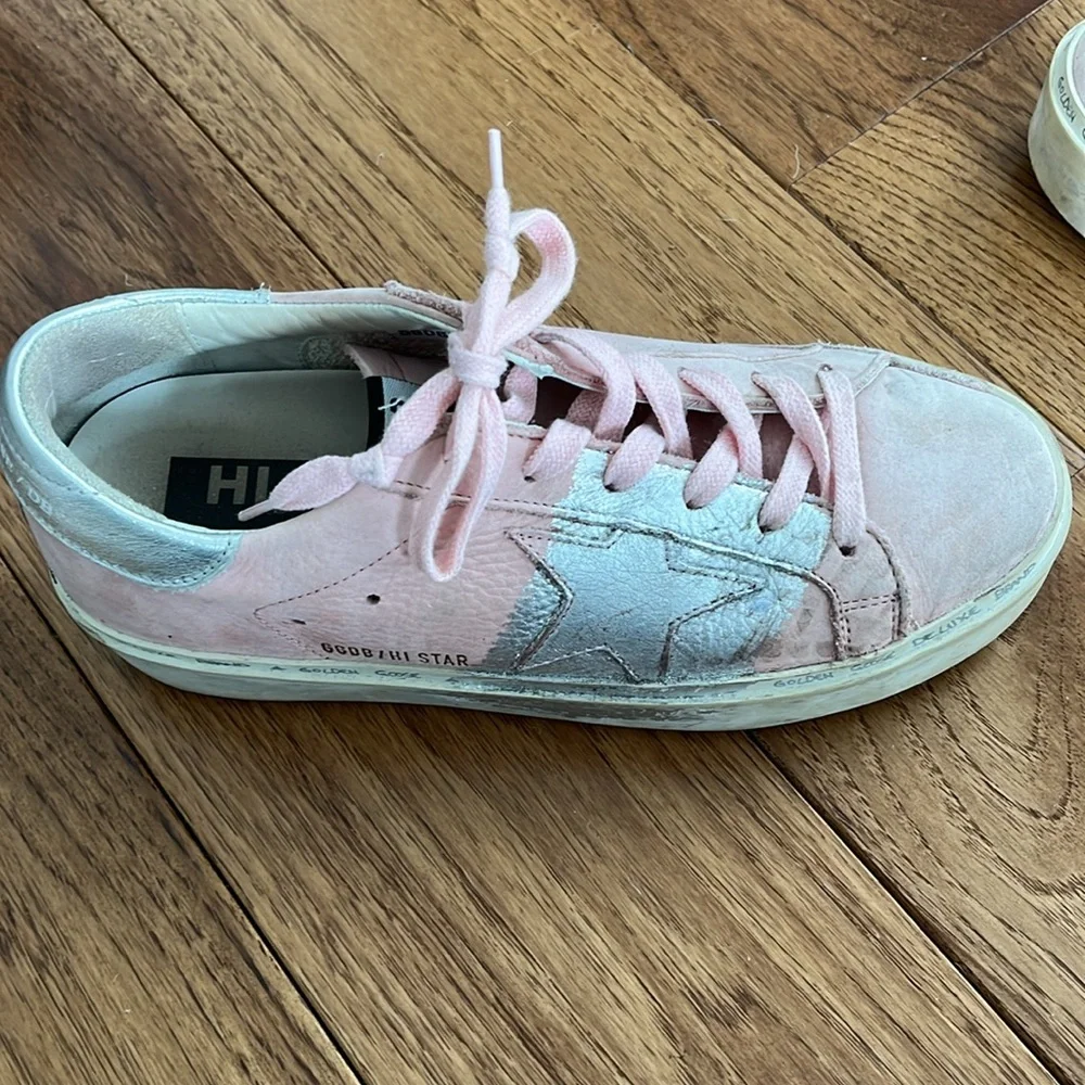 Golden goose 37 pink sneakers ggdb hi star - Picture 2 of 8